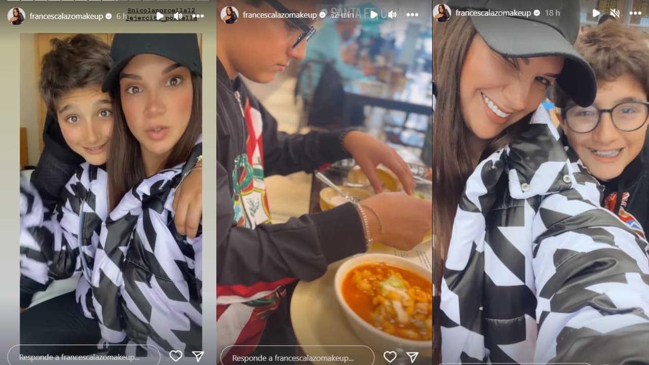 Francesca Lazo compartió detalles de su llegada a México.