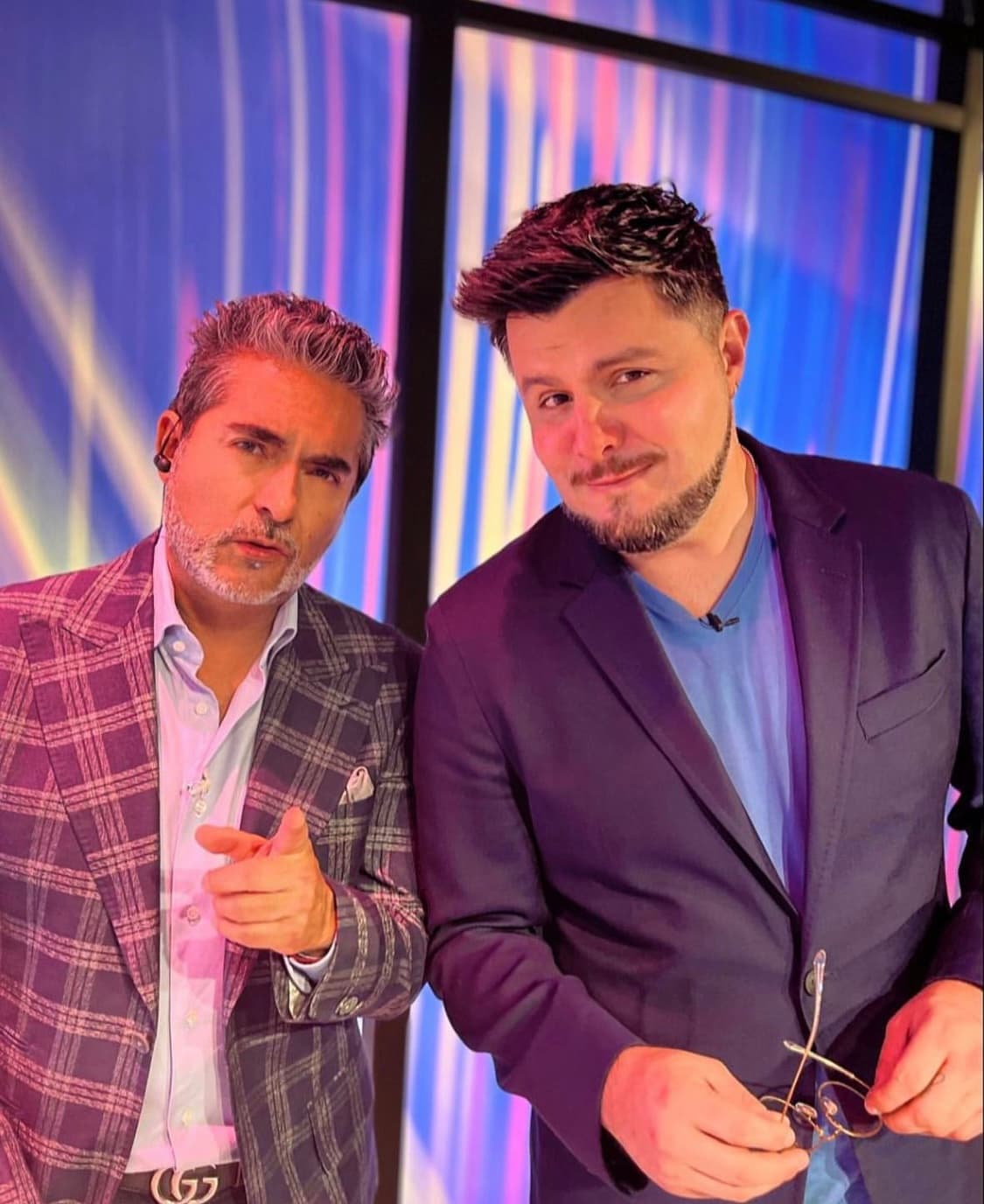 Conductores del programa 'Hoy' y de 'Miembros al Aire', Paul Stanley y Raúl 'El Negro' Araiza se han convertido en grandes y entrañables amigos.