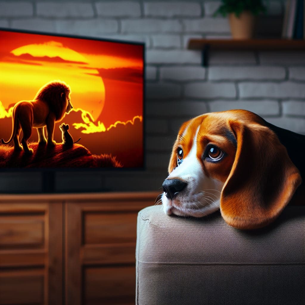 Perrito se hace viral en TikTok por sus reacciones al ver películas