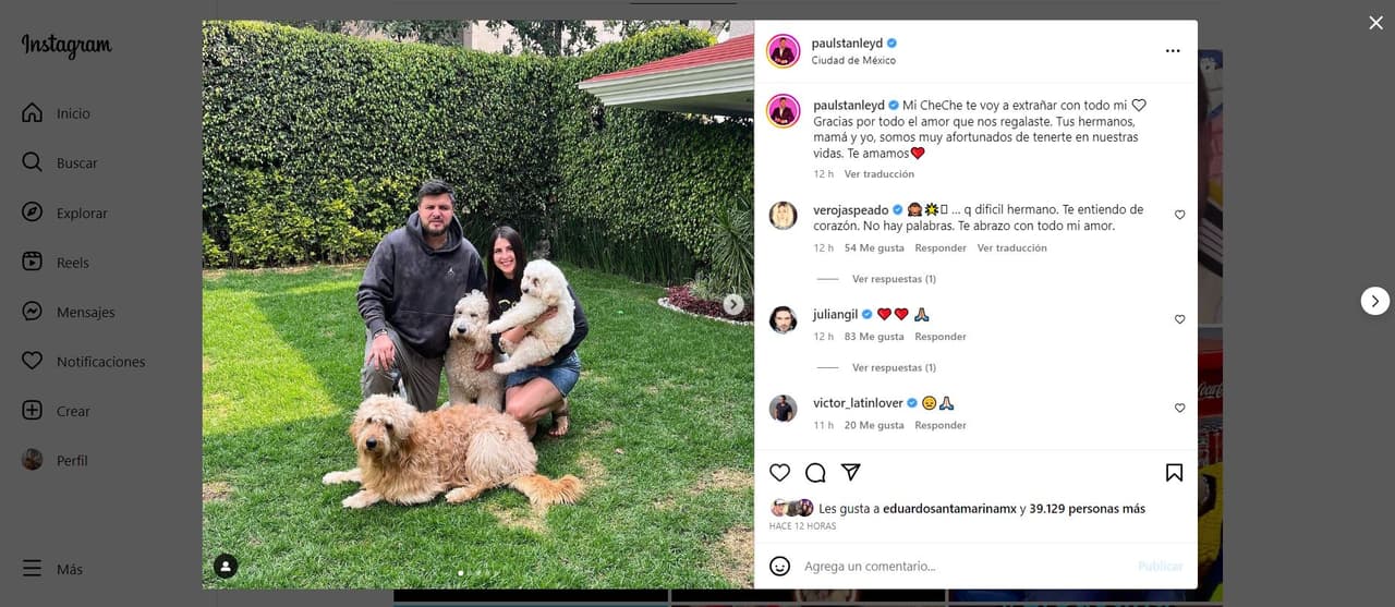 Muere Chéster, perrito de Paul Stanley.