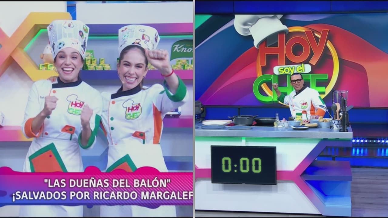 Tania Rincón y Ana Caty se salvan de la eliminación con su receta de enchiladas suizas en Hoy soy el chef