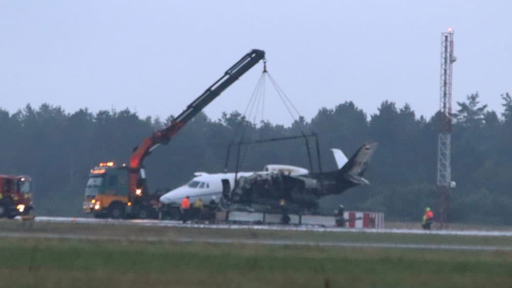 El avión de P!nk tuvo un accidente en Dinamarca