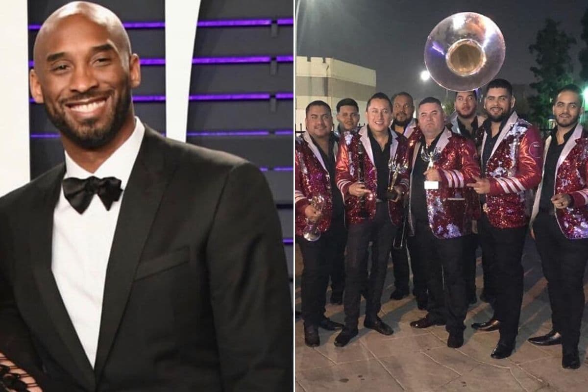 Despiden a Kobe Bryant con música de banda