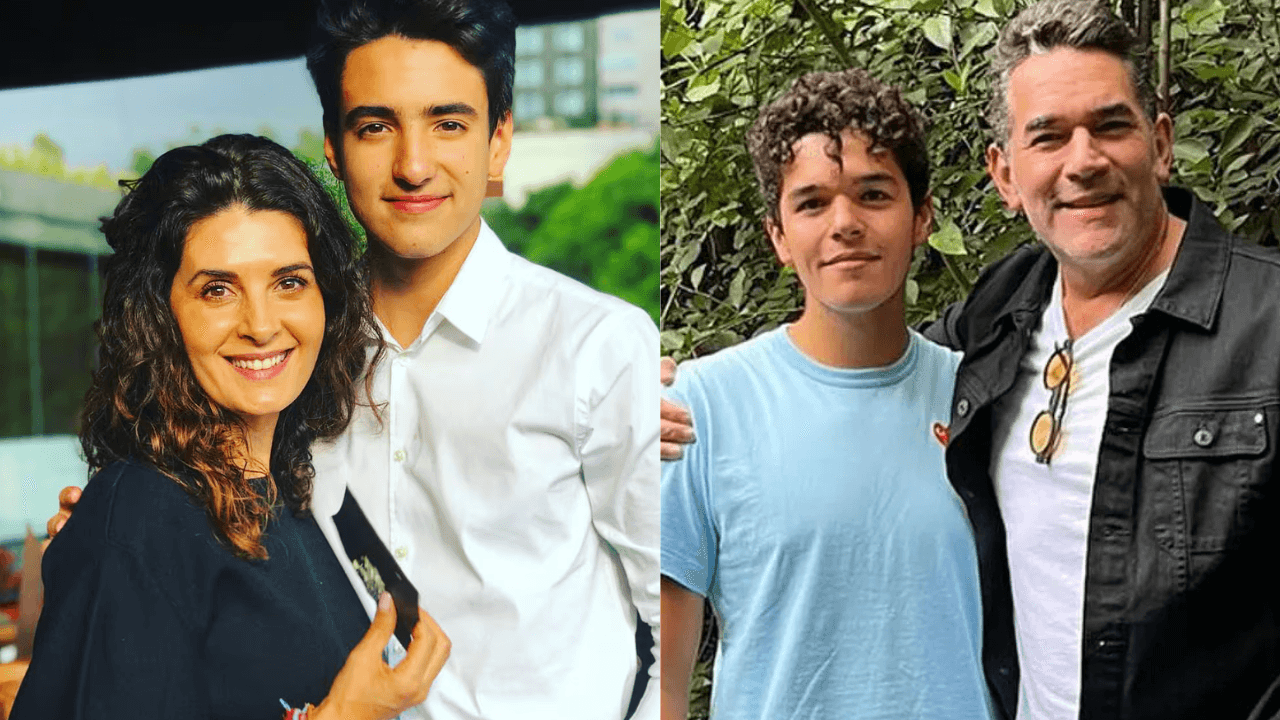 Hijo de Mayrín Villanueva actúa con hijo de Eduardo Santamarina en Televisa; así se ven juntos en nueva telenovela (FOTOS)