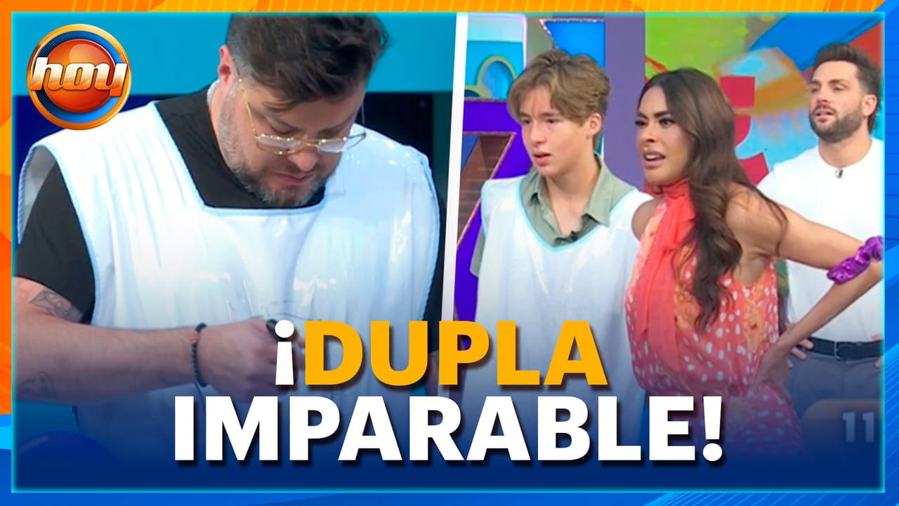 Galilea Montijo hace equipo con su hijo Mateo y ARRASAN en el juego