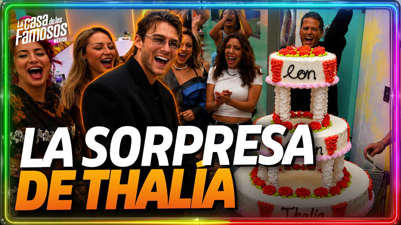 ¡Thalia les CUMPLIÓ! Hay pastel para todos los habitantes