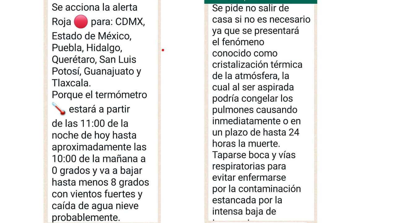 cristalización térmica de la atmósfera