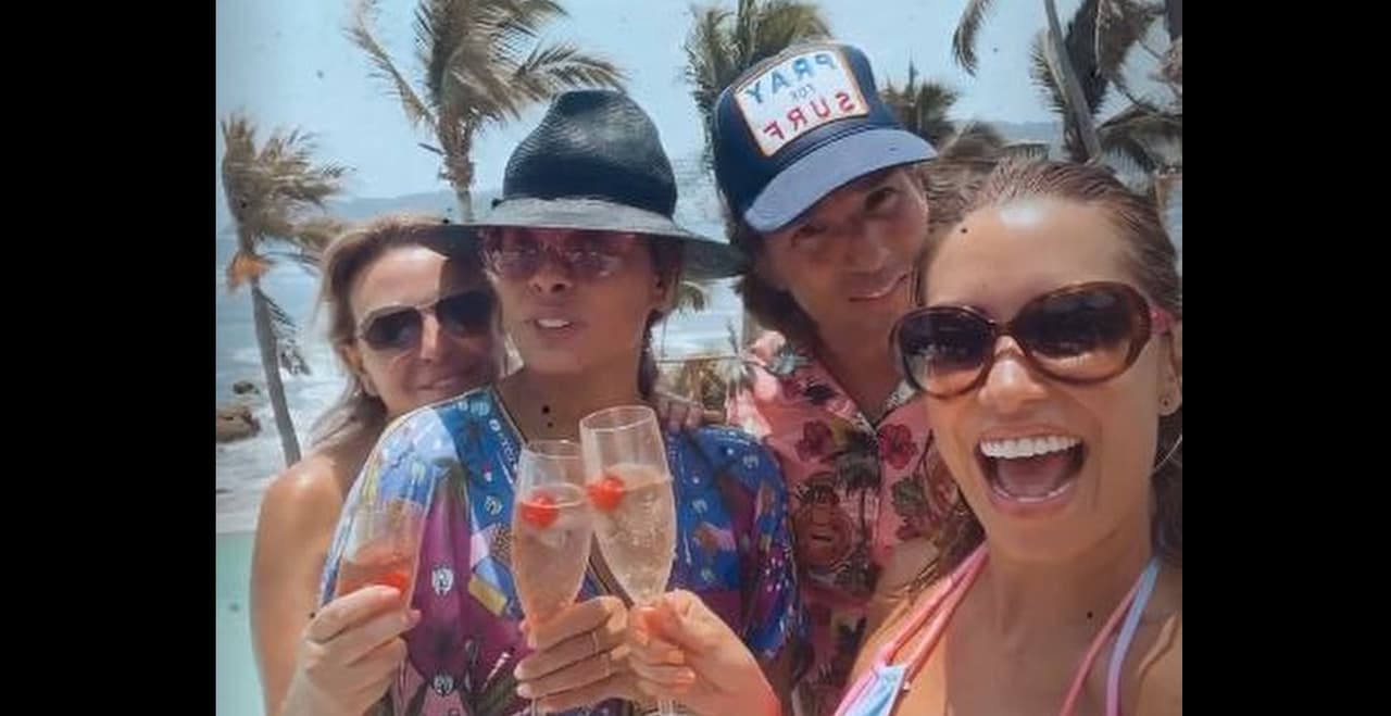Andrea Escalona cmpartió parte de la escapada que se dieron los conductores del programa Hoy a Acapulco.