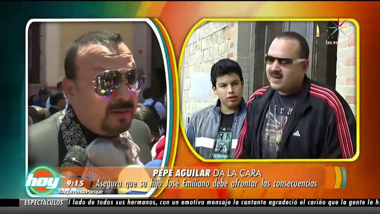 Pepe Aguilar lamenta las malas decisiones de su hijo