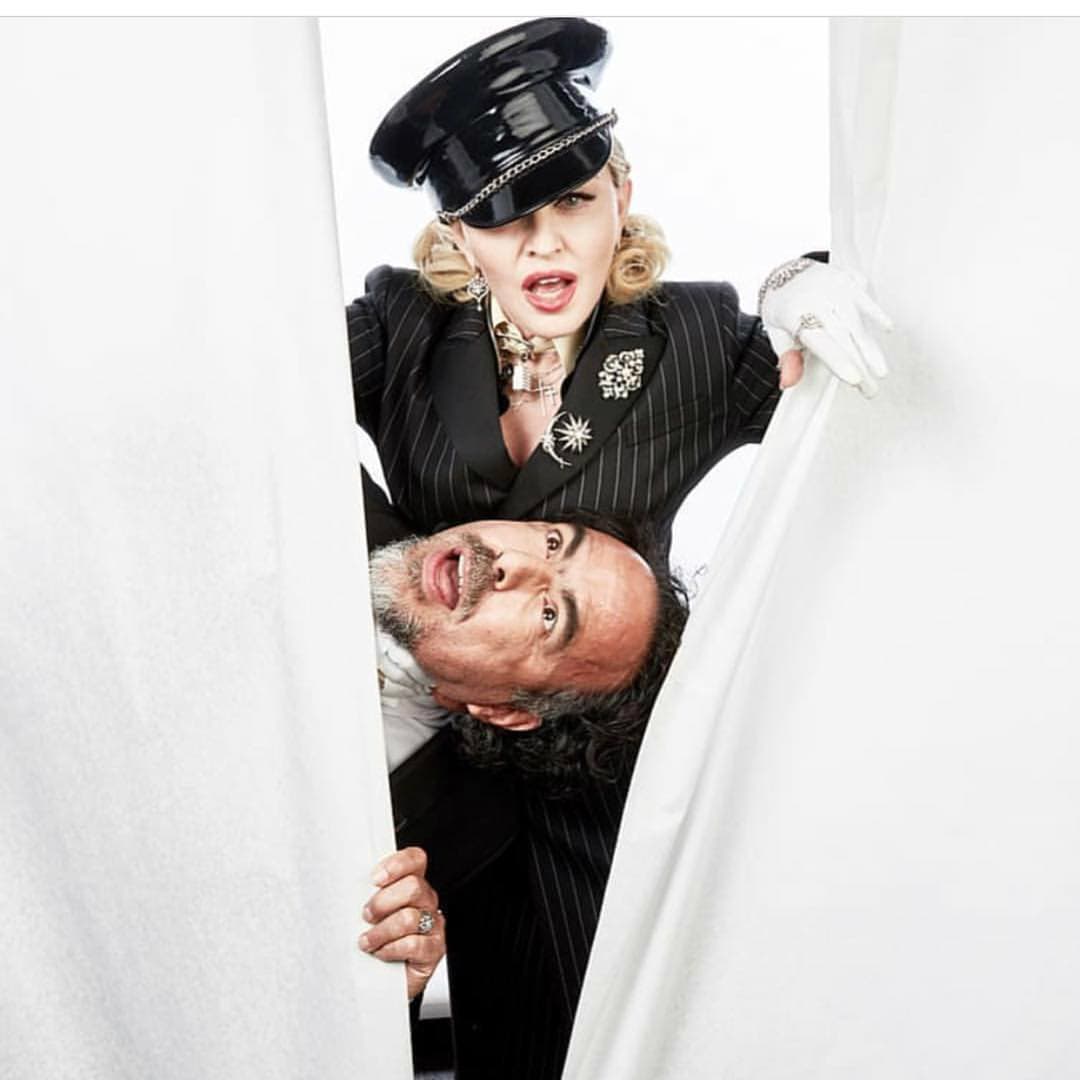 'El Negro' Iñárritu de fiesta con Madonna