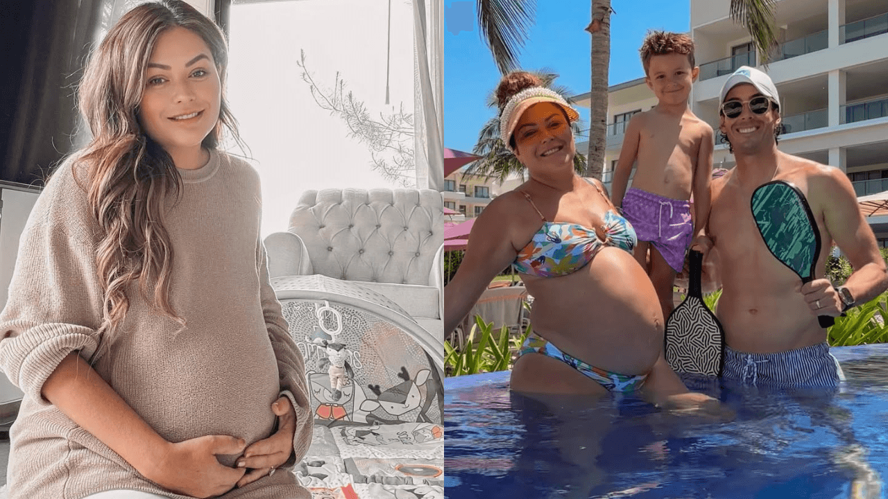 Mariana Echeverría sufre contracciones y a punto de dar a luz revela: “Ha sido más difícil”