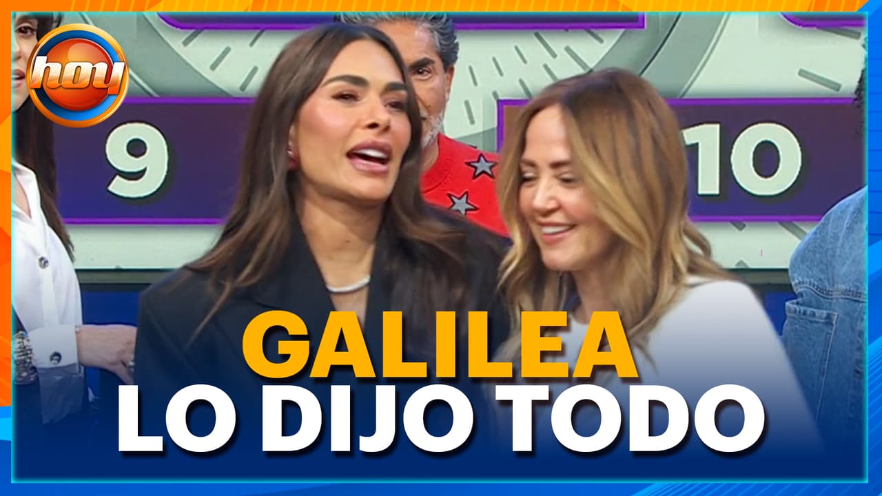 ¡Se acabó el tiempo… y el secreto! Galilea revela que Legarreta ya tiene novio