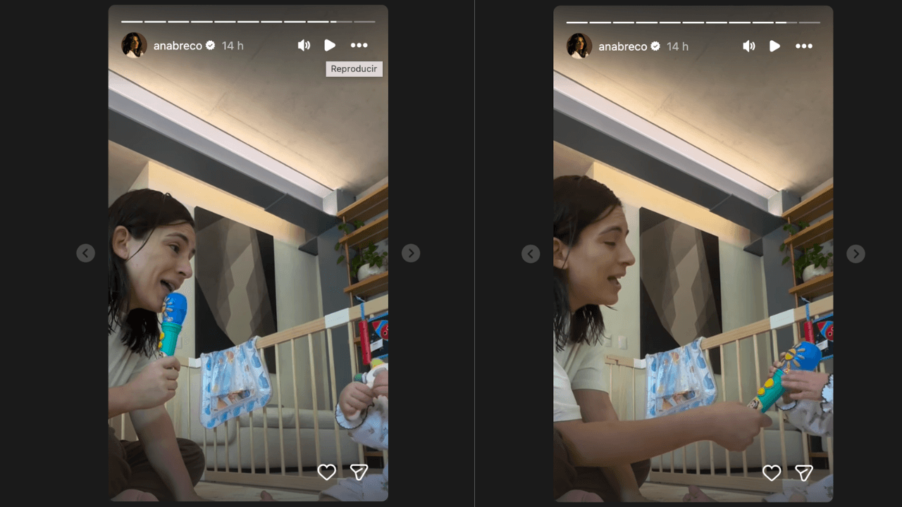 Ana Brenda provoca casi lágrimas al aparecer cantando con su bebé: “Mami y Aria dueto”