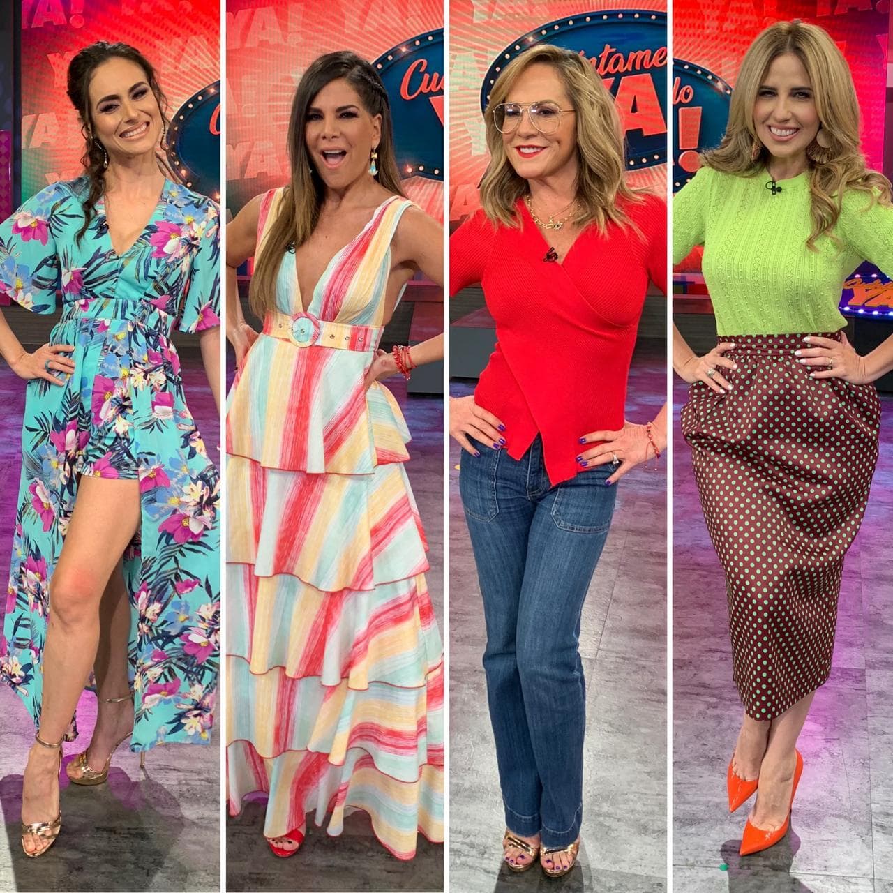 Apareció por primera vez en el programa al lado de Wendy Braga, Vielka Valenzuela y Roxana Castellanos.