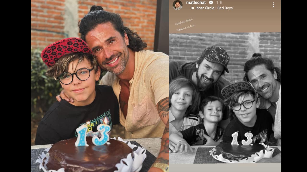 Así celebró Matías Novoa el cumpleaños de su hijo mayor