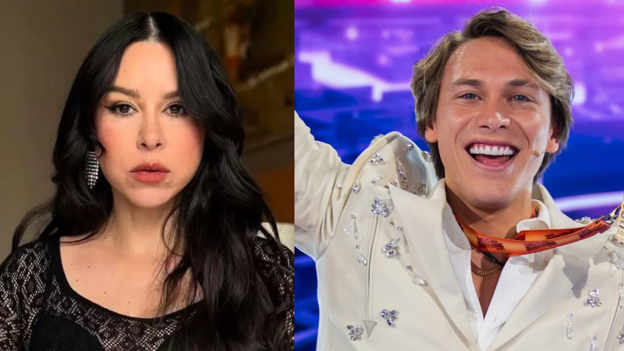 Aldo de Nigris es felicitado por Denisse Guerrero al ritmo de ‘Rosa Pastel’ y asegura: 'Espero pronto verte acá afuera para bailar' 