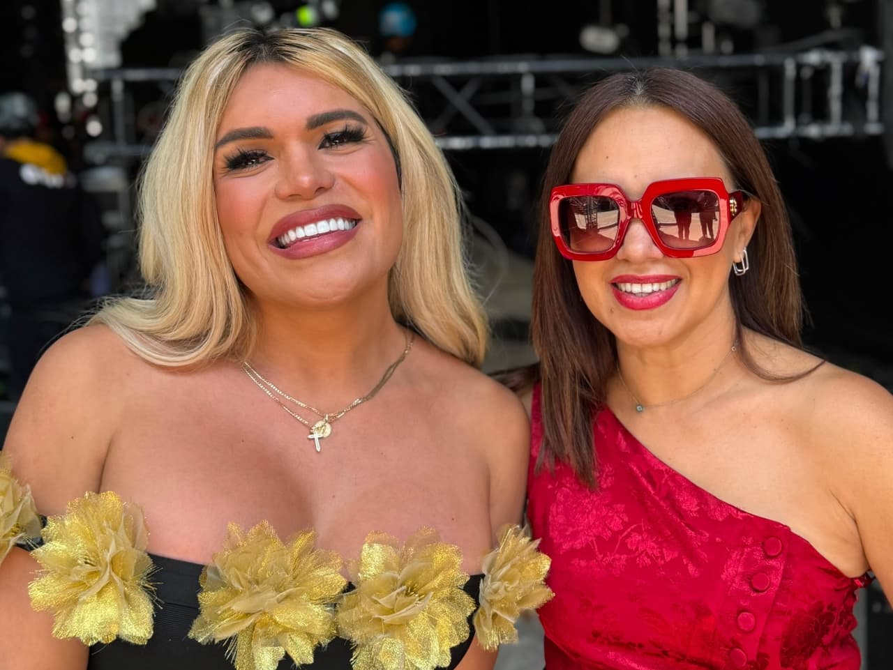 Wendy Guevara y Rosa María Noguerón.