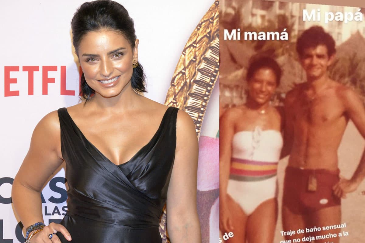 Aislinn Derbez publica foto inédita de su mamá junto a Eugenio Derbez