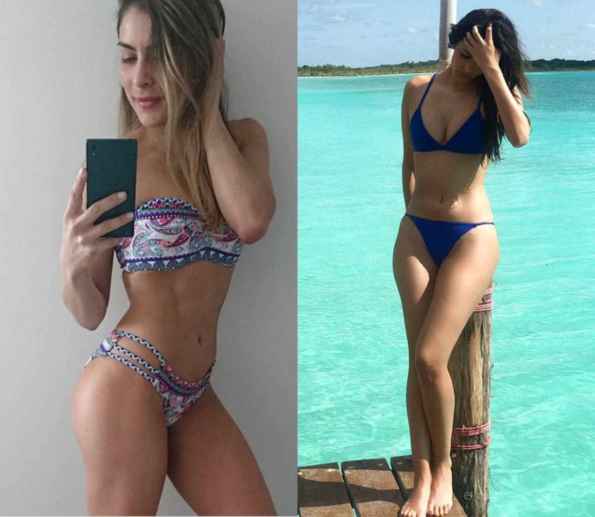 Ambas han posada en muy poca ropa en revistas para caballeros