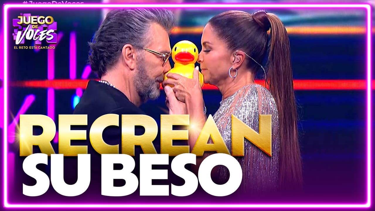Mijares y Lucero reviven su beso de película en Juego de Voces 2025