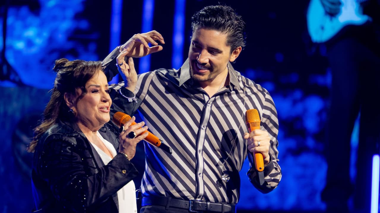 Así ensayaron Mayte Lascurain y Alex Fernández su número en Juego de Voces 2026