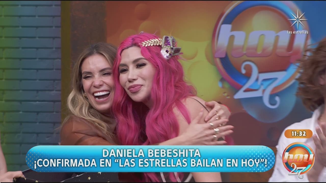 Andrea Escalona anuncia, casi llorando, al nuevo integrante de Las Estrellas Bailan en Hoy: “Tú eres hija de Magda”