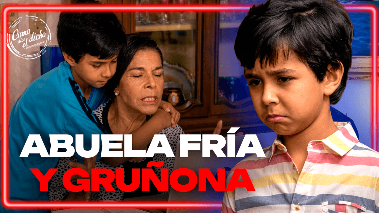 Aldo sufre el abandono de su abuelita amargada y gruñona