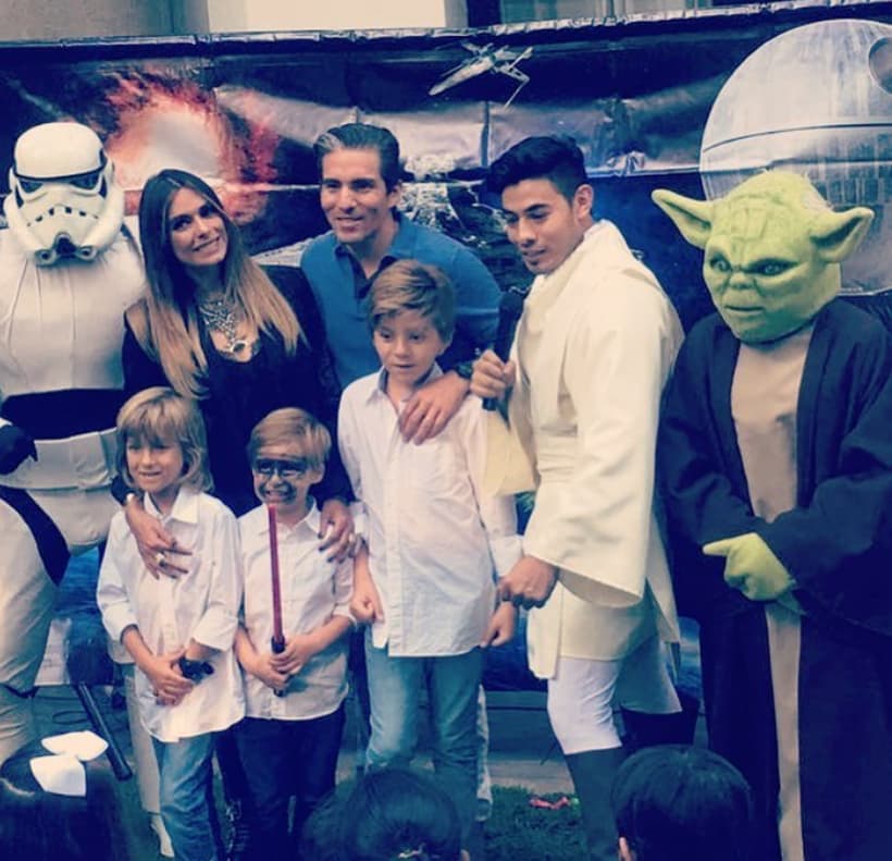 Para su cumpleaños #5, Mateo tuvo una fiesta temática de ‘Star wars’, por ello sus hermanos también estuvieron presentes en esa fecha tan especial.