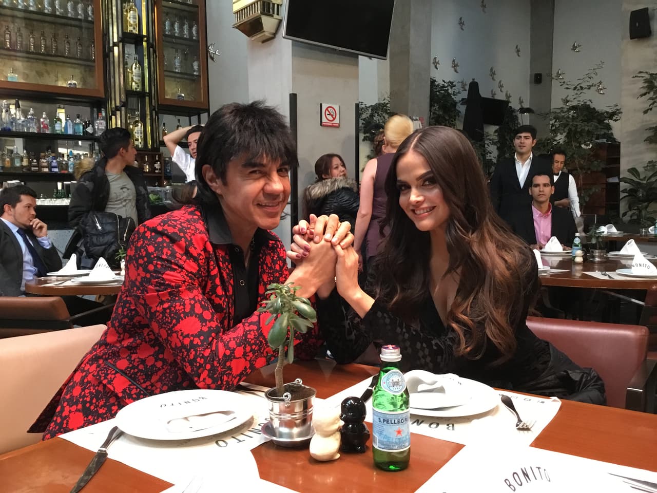 ¿A poco no hacen bonita pareja?