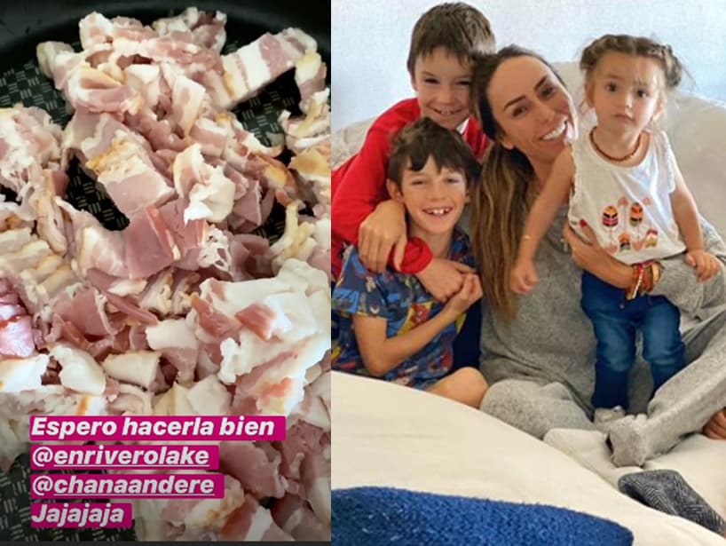 Además de ayudar a sus hijos con sus labores escolares desde casa, Inés Gómez Mont ha mostrado en sus historias de Instagram algunas de sus recetas, describiendo todo el proceso paso a paso.