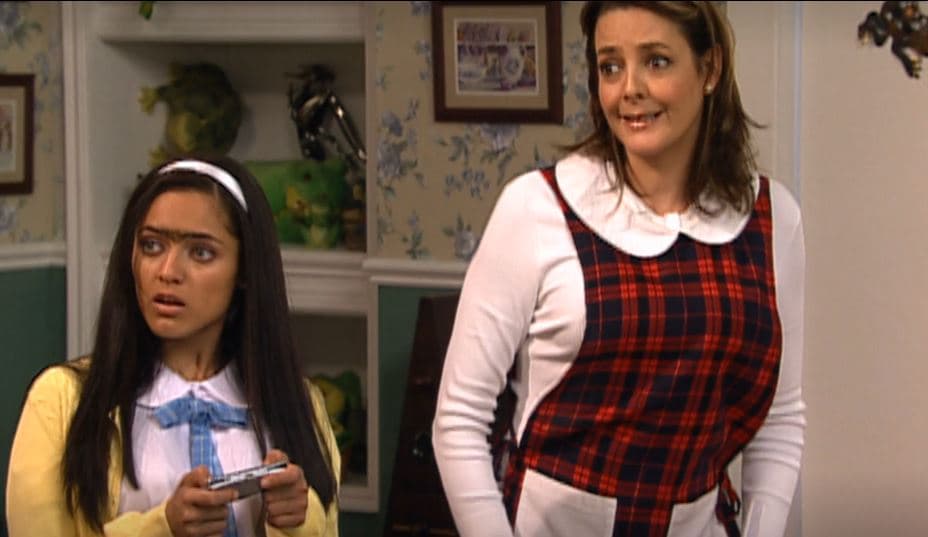 Y no es la primera vez que lo hace, ya que cuando los López cambiaron de cuerpos en la temporada 1, también le tocó interpretar a su hija.
