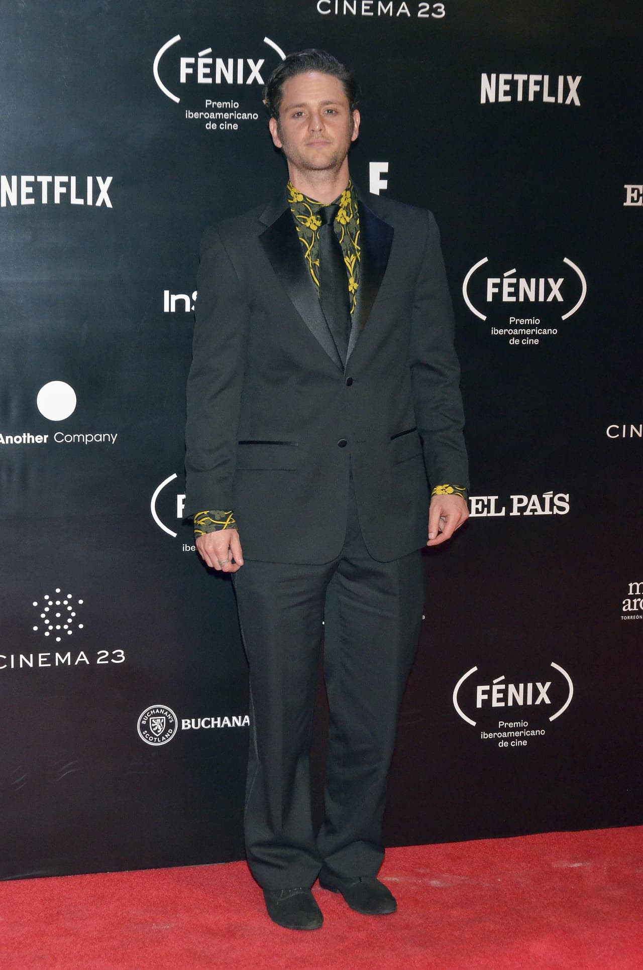 Christopher Von Uckermann llamó la atención por su look.