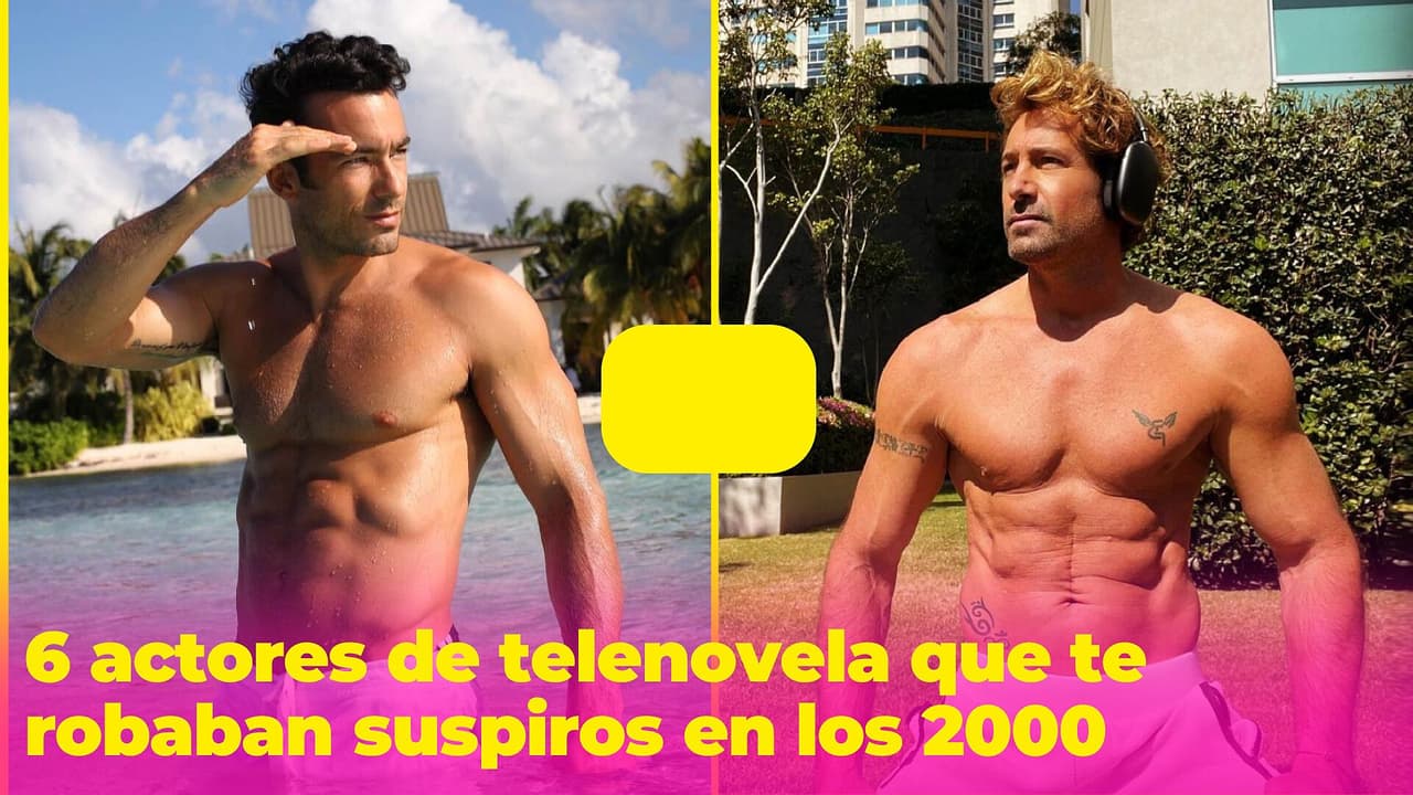 6 actores de telenovela que te robaban suspiros en los 2000, ¿cuál fue tu favorito?