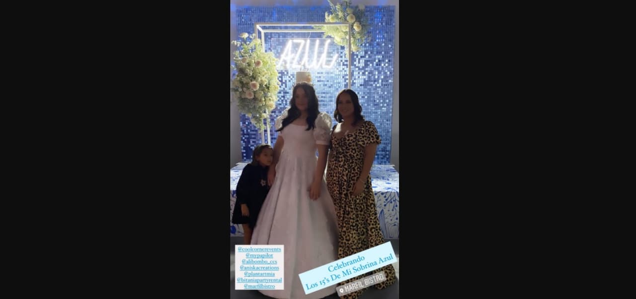 Adamari López celebra los XV años de su sobrina con gran fiesta: del vestido de princesa al pastel