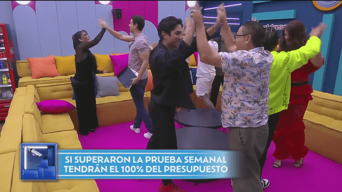 Habitantes festejan el haber superado la prueba semanal de La Casa de los Famosos México