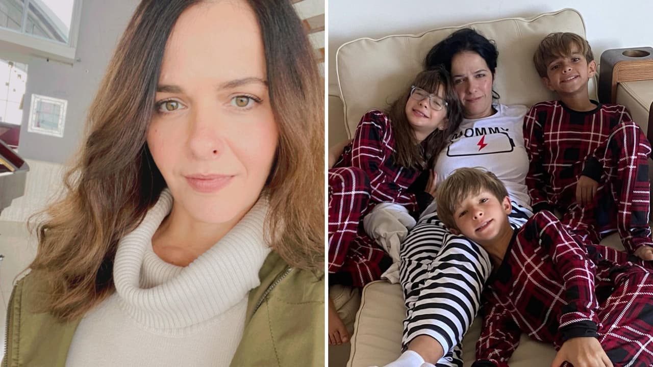 Laura Vieira es madre de los trillizos Samuel, Sofía y Moisés.