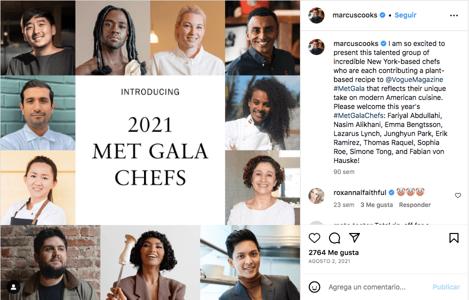 Chefs Met Gala