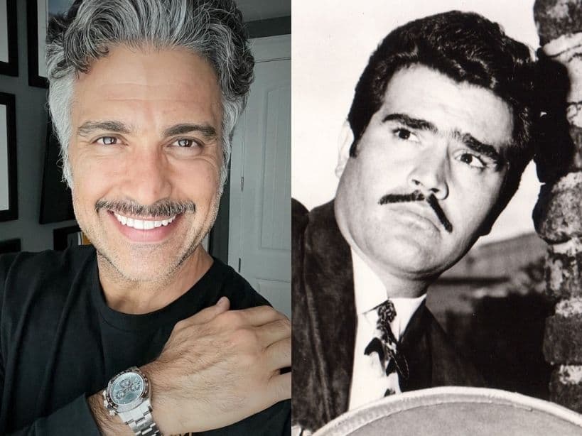Jaime Camil se deja ver con look al estilo de Vicente Fernández.