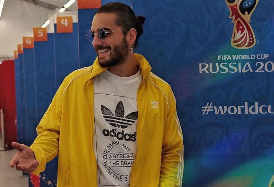 Maluma presume su visita a Rusia en redes sociales