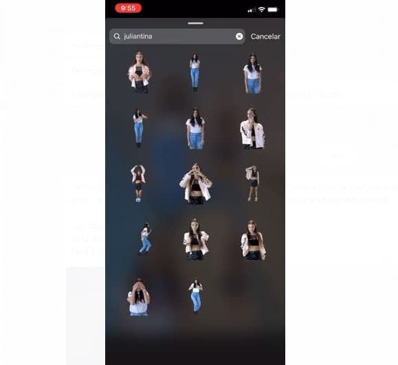 Juliantina estrena Gifs en Instagram.