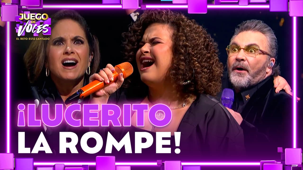 Lucero Mijares puso a temblar a todos con su voz en 'Juego de Voces'