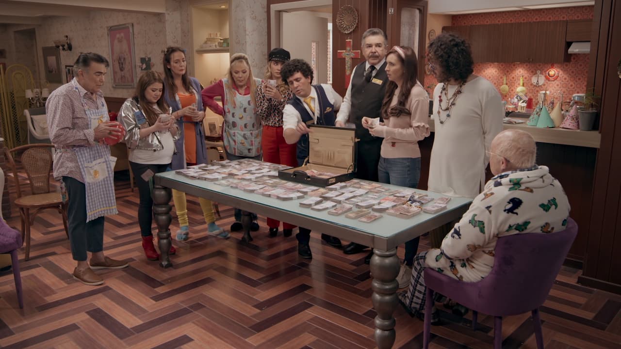 Plutarco llega con un portafolios lleno de dinero y los López fantasean lo que harán con él.