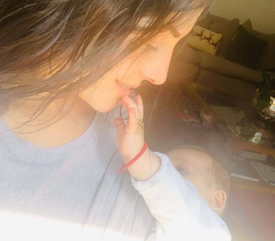 Zuria Vega comparte tierna foto con su hijo Luka