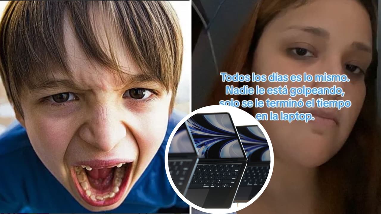 Joven exhibe “aterradora” reacción de su hermanito cuando le quitan su laptop