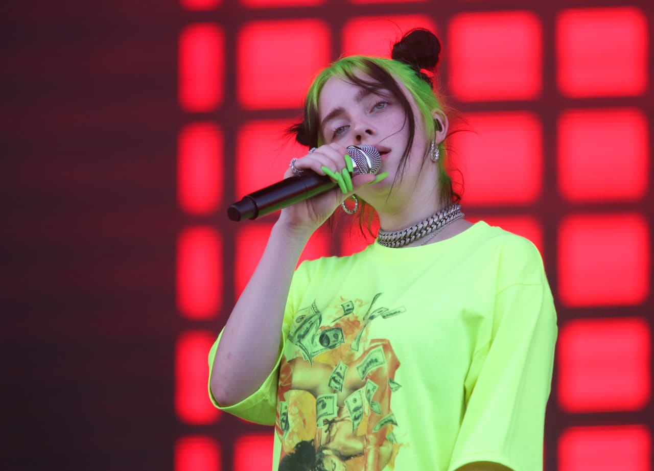 Billie Eilish es la cantante más escuchada del 2019 en todo el mundo