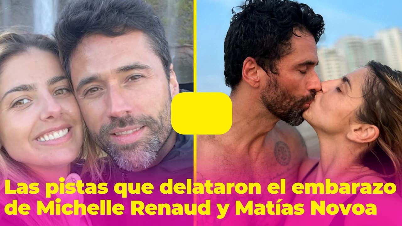 Michelle Renaud delató su embarazo con Matías Novoa antes de confirmarlo: estas fueron las pistas