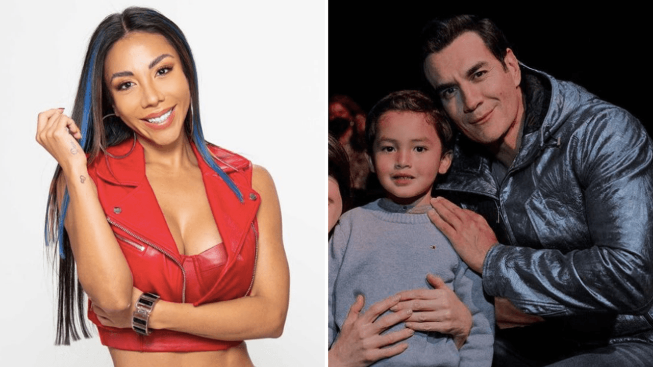 Michelle González se deshace en halagos hacia André Sebastián: “Mi Olguito, me traes loca”