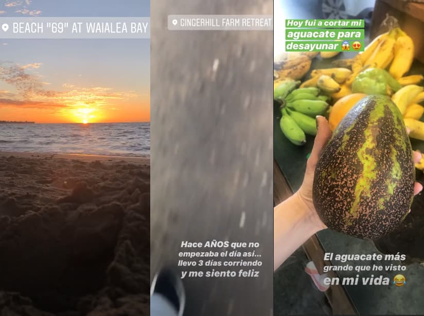 Como su regalo de Navidad, Aislinn Derbez viajó a Hawái