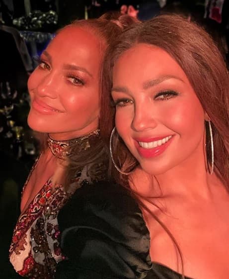 ‘¡Latinas in da house!’: Thalía asiste a fiesta con Jennifer Lopez previo al Super Bowl LIV