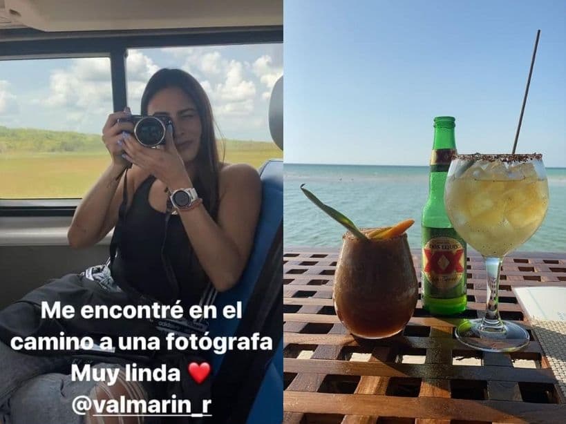 Julián Gil y Valeria Marín tienen una romántica escapada a la playa.